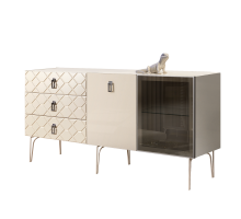 Комод для гостиной Богемия Фарфале (Bogemia Farfalle) БМКМ-4(Fa) [5][10]